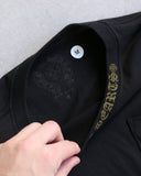 Chrome Hearts SS26 Olive Script Neck Logo L/S Tee - The Archive AU