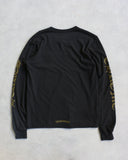 Chrome Hearts SS26 Olive Script Neck Logo L/S Tee - The Archive AU
