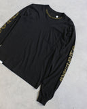 Chrome Hearts SS26 Olive Script Neck Logo L/S Tee - The Archive AU