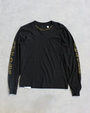 Chrome Hearts SS26 Olive Script Neck Logo L/S Tee - The Archive AU