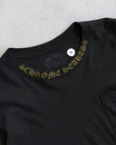 Chrome Hearts SS26 Olive Script Neck Logo L/S Tee - The Archive AU
