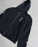 Chrome Hearts Thermal Lined Script Zip Up Hoodie - The Archive AU