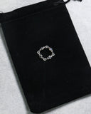 Chrome Hearts Tiny E Cross .925 Silver Blue Sapphire Ring - The Archive AU