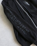 Chrome Hearts Tonal Dagger Zip Up Thermal Hoodie - The Archive AU