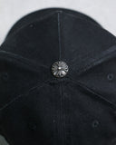 Chrome Hearts Vintage Dagger Logo Denim Snap Back Cap - The Archive AU