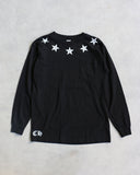 Chrome Hearts Vintage Star Neck Logo L/S Tee - The Archive AU