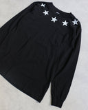 Chrome Hearts Vintage Star Neck Logo L/S Tee - The Archive AU