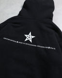 Chrome Hearts Vintage Stars Thermal Zip Up Hoodie - The Archive AU