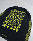 Chrome Hearts Yellow Floral Eye Chart L/S Tee - The Archive AU