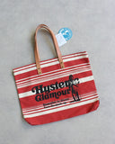 Hysteric Glamour Striped Leather Detailed Tote Bag - The Archive AU