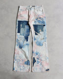 Kapital Patchwork Tie Dye Distressed Jeans - The Archive AU