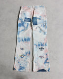 Kapital Patchwork Tie Dye Distressed Jeans - The Archive AU