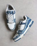 Louis Vuitton Denim Low Top Trainers - The Archive AU