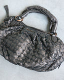 Miu Miu Braided Leather Satchel Purse - The Archive AU