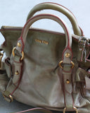 Miu Miu Vitello Lux Bow Leather Hand Bag - The Archive AU