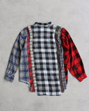 Needles Rebuild Patchwork Flannel Shirt - The Archive AU