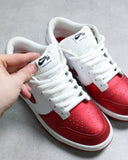 Nike SB Dunk Low Supreme Jewel Swoosh Red - The Archive AU