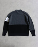 Off White Paneled Knitted Sweater - The Archive AU