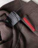 Prada Vintage Nylon Hooded Crewneck - The Archive AU