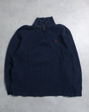 Ralph Lauren Vintage Quarter Zip Sweater - The Archive AU