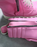 Rick Owens Mainline Pink Phlegethon CargoBasket Sneakers - The Archive AU