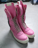 Rick Owens Mainline Pink Phlegethon CargoBasket Sneakers - The Archive AU