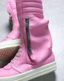 Rick Owens Mainline Pink Phlegethon CargoBasket Sneakers - The Archive AU