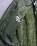 Stussy Shearling Hooded Leather Work Jacket - The Archive AU