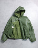 Stussy Shearling Hooded Leather Work Jacket - The Archive AU