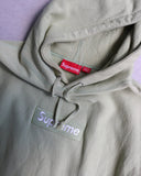 Supreme 2011 Olive Box Logo Hoodie - The Archive AU