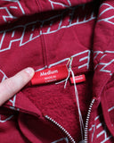 Supreme 3M Reflective Multi Logo Zip Up Hoodie - The Archive AU