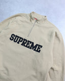 Supreme Collegiate Half Zip Pullover Sweatshirt - The Archive AU