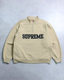 Supreme Collegiate Half Zip Pullover Sweatshirt - The Archive AU