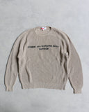 Supreme Comme Des Garcons Knitted Sweater - The Archive AU