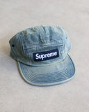 Supreme Denim Box Logo Camp Cap - The Archive AU
