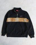 Supreme Leopard Quarter Zip Sweater - The Archive AU