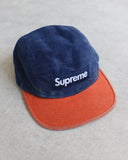 Supreme Moleskin Two - Toned Box Logo Camp Cap - The Archive AU