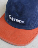 Supreme Moleskin Two - Toned Box Logo Camp Cap - The Archive AU