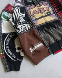 Supreme Number (N)ine Patchwork Zip Up Hoodie - The Archive AU