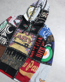 Supreme Number (N)ine Patchwork Zip Up Hoodie - The Archive AU