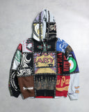 Supreme Number (N)ine Patchwork Zip Up Hoodie - The Archive AU