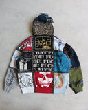 Supreme Number (N)ine Patchwork Zip Up Hoodie - The Archive AU