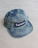 Supreme Paisley Denim Box Logo Camp Cap - The Archive AU