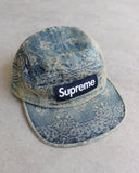 Supreme Paisley Denim Box Logo Camp Cap - The Archive AU
