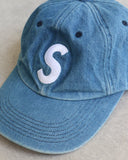 Supreme Pigment Dyed Denim S Logo Cap - The Archive AU