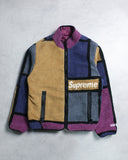 Supreme Reversible Panelled Fleece Jacket - The Archive AU