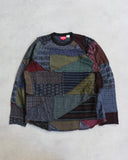 Supreme Schizo Jacquard Patchwork L/S Sweater - The Archive AU
