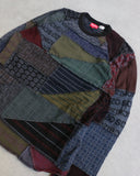 Supreme Schizo Jacquard Patchwork L/S Sweater - The Archive AU