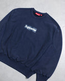 Supreme SS25 Washed Box Logo Crewneck - The Archive AU