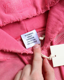 Vetements 'Hello My Name Is' Zip Up Sun Dyed Hoodie - The Archive AU